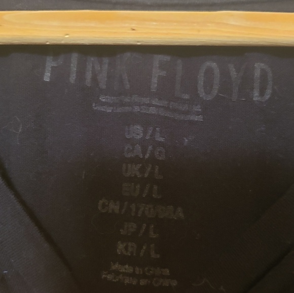 Sz L Pink Floyd fringe tee - Picture 3 of 3